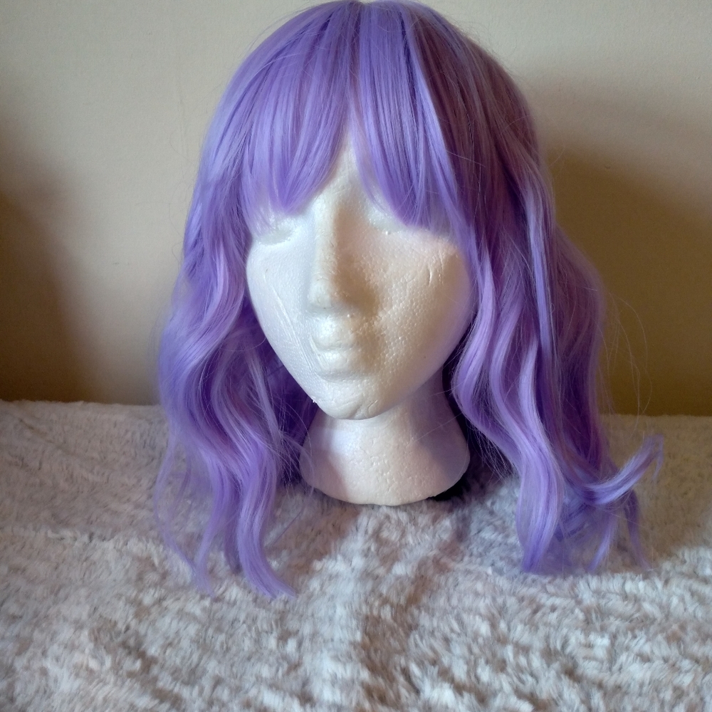 14" Purple Wig